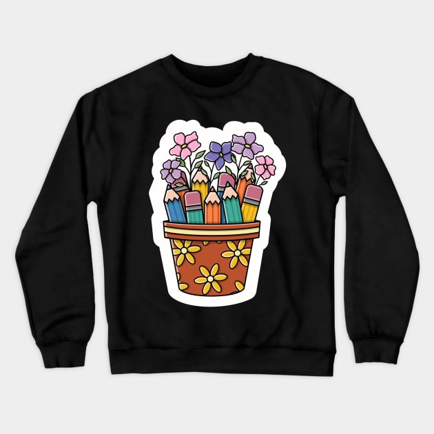 PENCIL Crewneck Sweatshirt by astroashleeart